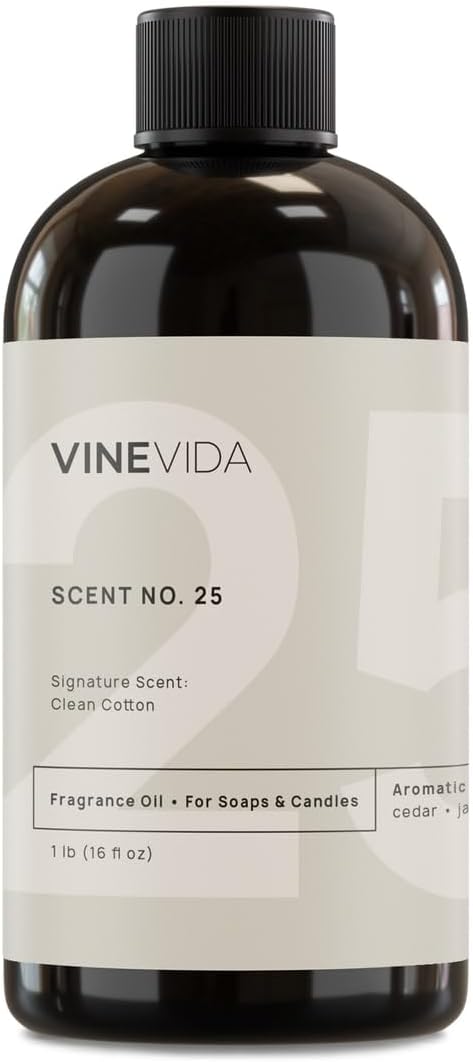 VINEVIDA [16oz] Scent No.25 Fragrance Oil for Candle Making and Soap Making - Premium Candle Scents for Soy Candles