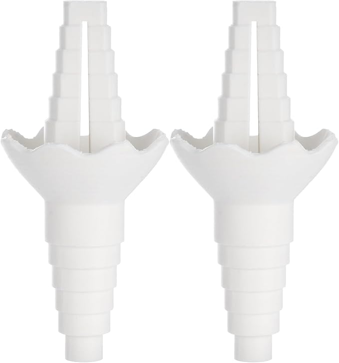 2 Pcs Multi-Tier Bottle Connector, Universal Emptying Kit, Fits 0.59-1.38 In Bottles, Prevents Waste, Best For Kitchen, Bath & Laundry