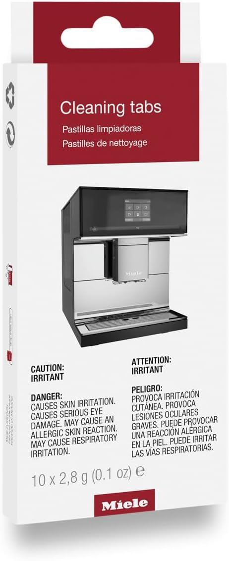 Miele Cleaning Tablets for Coffee Machines, 10 Tablets