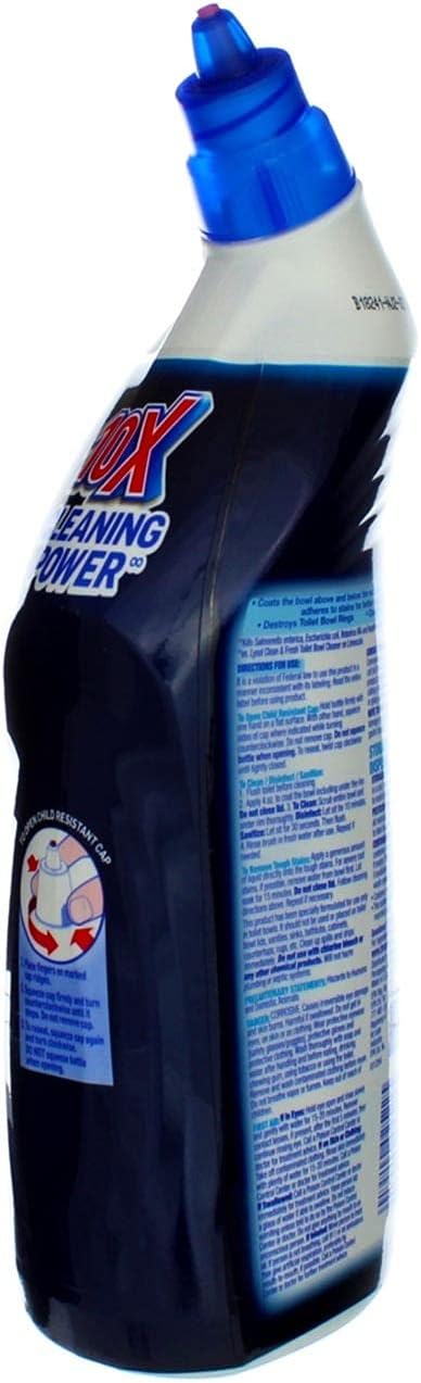 Lysol Power Toilet Bowl Cleaner Gel, For Cleaning and Disinfecting, Stain Removal, 24oz (Pack of 3)