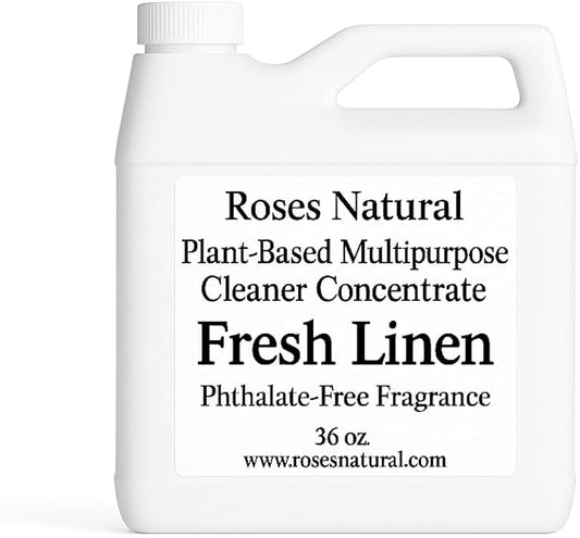 Multipurpose Cleaner Concentrate, 36 oz | Plant-Based, Non-Toxic, Biodegradable | Streak-Free Cleaning for Kitchen, Bathroom, Glass & Floors (Fresh Linen)
