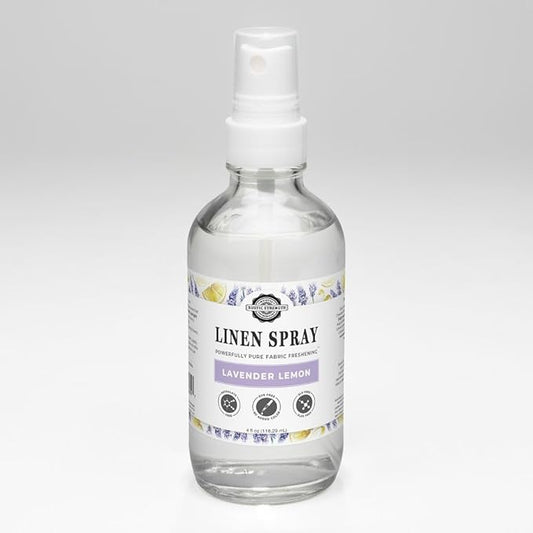 Rustic Strength Linen Spray, Lavender Lemon Scent, Fabric Freshener, 4 fl oz, Natural Essential Oils, Ammonia Free, Phthalate Free