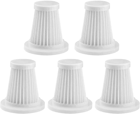Car Vacuum Cleaner Original Filter Set, 5 HEPA Filter, Adapted to IYOFINE V8 Plus/ST-6653 Plus Handheld Vacuum Cleaners,Robust and Durable, Washable 5 PCS (5 Pack)
