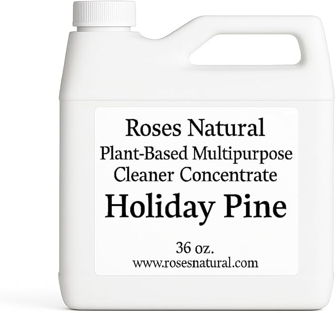 Multipurpose Cleaner Concentrate, 36 oz | Plant-Based, Non-Toxic, Biodegradable | Streak-Free Cleaning for Kitchen, Bathroom, Glass & Floors (Holiday Pine)