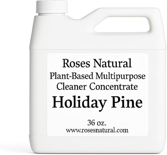 Multipurpose Cleaner Concentrate, 36 oz | Plant-Based, Non-Toxic, Biodegradable | Streak-Free Cleaning for Kitchen, Bathroom, Glass & Floors (Holiday Pine)