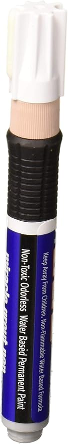 Miracle Sealants Miracle Grout Pen Recolors and Restores Grout Lines, Buff