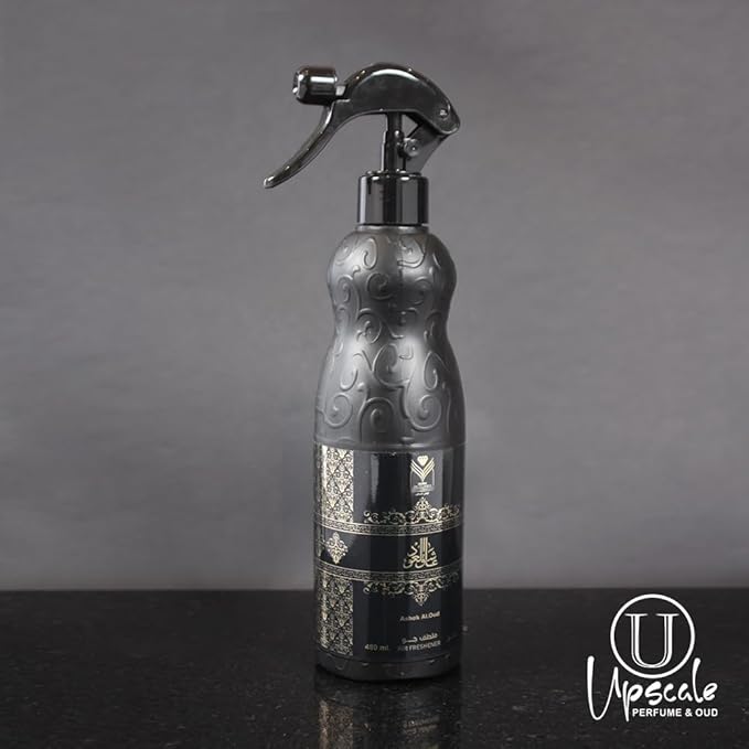 ††† Upscale Perfume & Oud co. Ashek Al.Oud Air Freshener - 480ML 16.9FL.OZ Fabric spray - Natural Aged Oud Scent - Odor Fighting Room Spray - long lasting Aroma for home