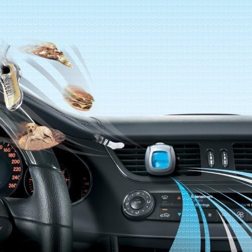 Febreze Car Vent Clips Air Freshener and Odor Eliminator, Gain Island Fresh - 2 Pieces