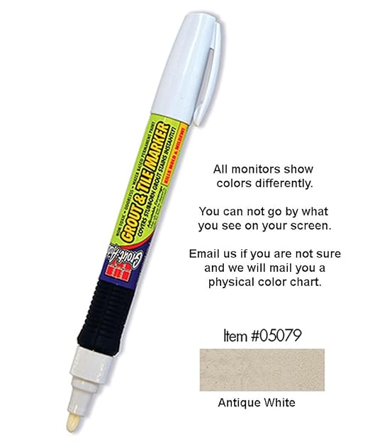 Grout Aide Grout and Tile Marker (Antique White)
