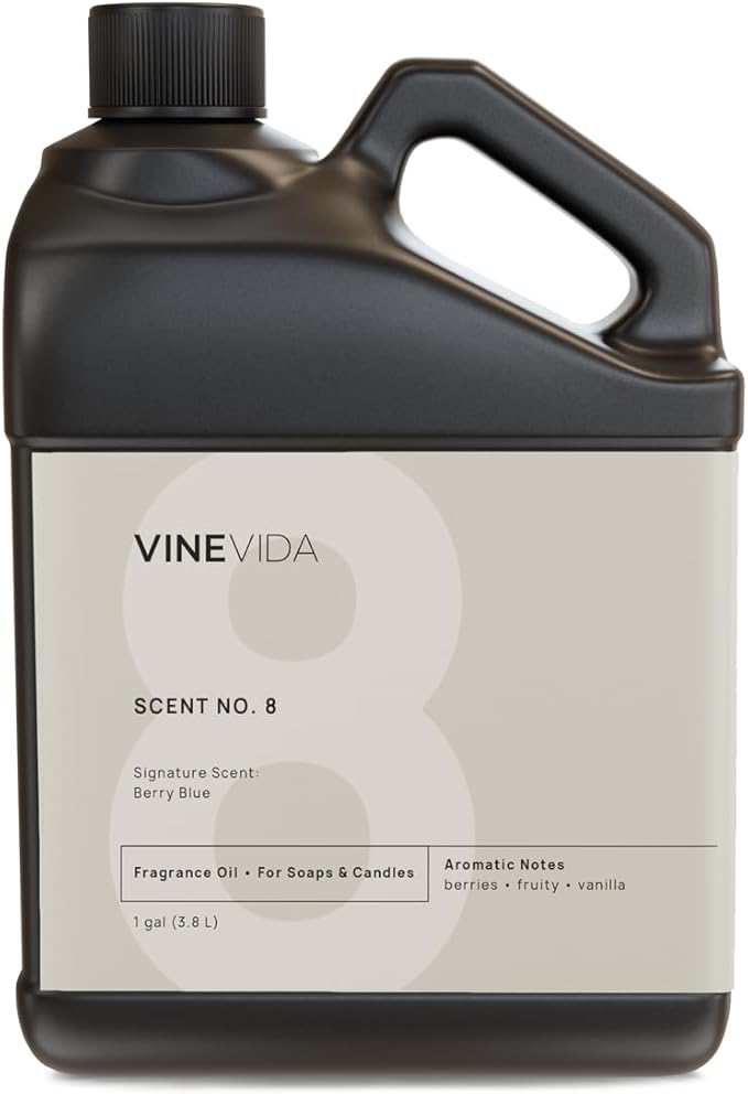 VINEVIDA [128oz] Berry Blue Fragrance Oil for Candle Making and Soap Making - Premium Candle Scents for Soy Candles
