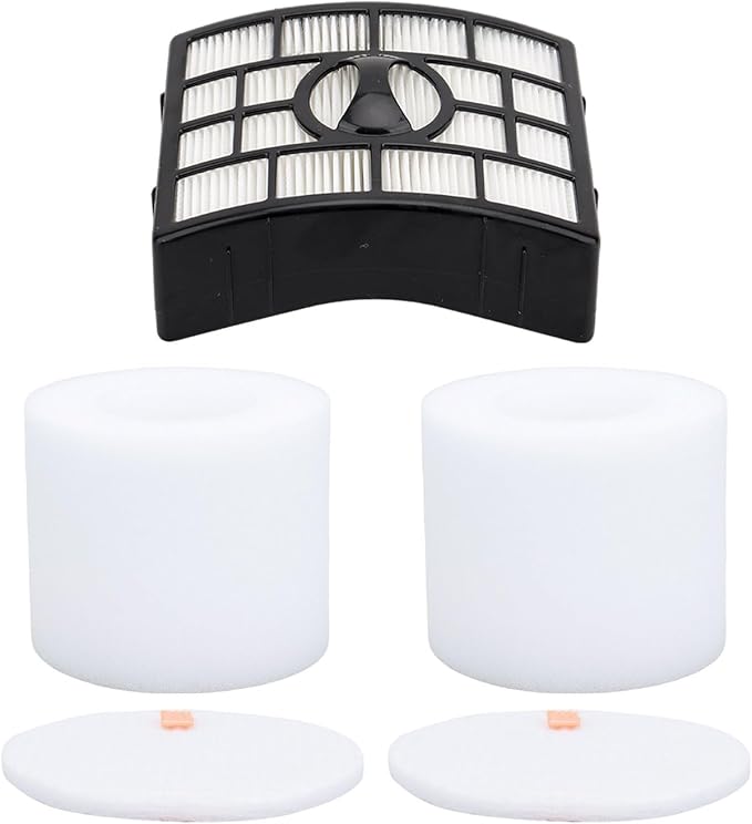 Vacuum Filters Replacement for Shark Rotator Powered Lift-Away Vacuum NV650 NV650W NV651, NV652 NV750W NV751, NV752 NV831 NV835 AX950 AX951 AX952 ZU632 AZ1000W AZ1002 AZ1002BRN # XFF650 & XHF650