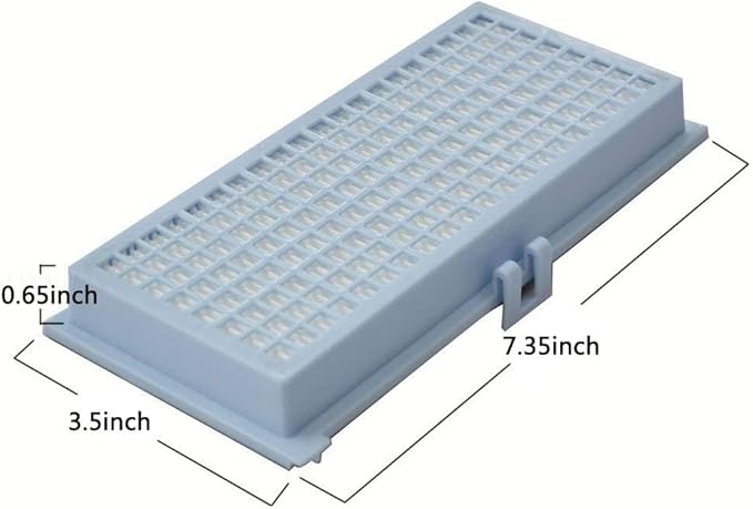 EZ SPARES 2Pcs Replacement for Miele Sf-ah30 S7000 Hepa Replacement Filter for Miele S624 S658 Canister, S7210 S7260 S7280 S7580 S768 Upright Vac Vacuum Cleaner