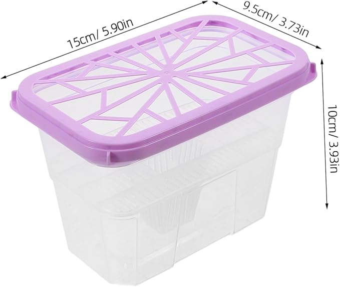 Reusable Moisture Absorber Box Empty Holder for Closet Cabinet Large Capacity Portable Dehumidification Container for Indoor Home Use 4 Pack