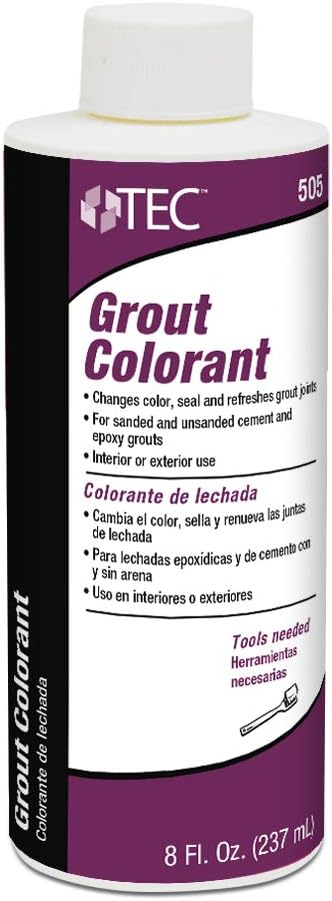 TEC Grout Colorant - Refresh and Seal or Change Grout Joint Color | A Faster and Easier Alternative to Regrouting Tile | 8 oz. Application Covers up to 350 sq. ft. - 940 Antique White
