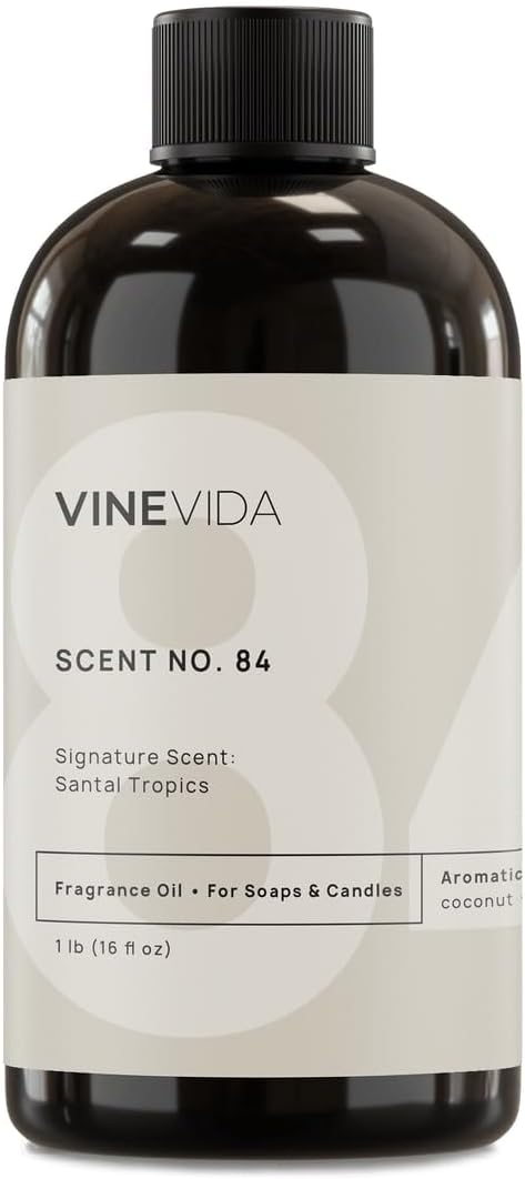 VINEVIDA [16oz] Scent No.84 Fragrance Oil for Candle Making and Soap Making - Premium Candle Scents for Soy Candles