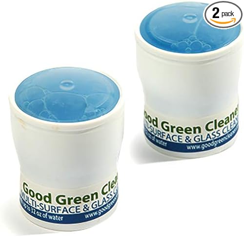 Glass & Multi Surface Refill Set | 2 Recyclable PODs of Concentrate that works with any starter set | Makes 64 ounces of Ready to Use Cleaner.