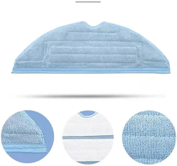 ILOSCTE 10Pcs Mop Cloth Pad for Roborock S7 / S7+ / S7 MaxV / S7 MaxV Plus / S7 MaxV Ultra / S7 Pro Ultra / S8 / S8+ Robot Vacuum Microfiber VibraRise Mopping Pad Replacement Accessory