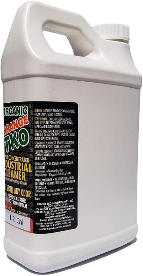 Stain remover, Floor cleaner, Degreaser, Glass cleaner, Multi Purpose Citrus Cleaner, Deodorizer, Stain Remover, Pet Safe, Non Toxic (64oz)