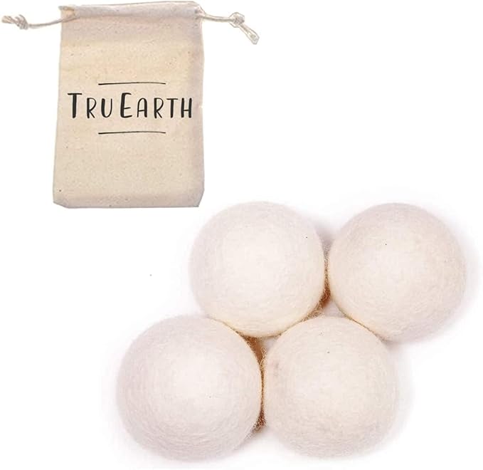 Tru Earth Laundry Essentials Bundle - Laundry Detergent Bundles Set with Fabric Softener, Laundry Sheets, Stain Remover Stick and Dryer Balls - Fresh Linen