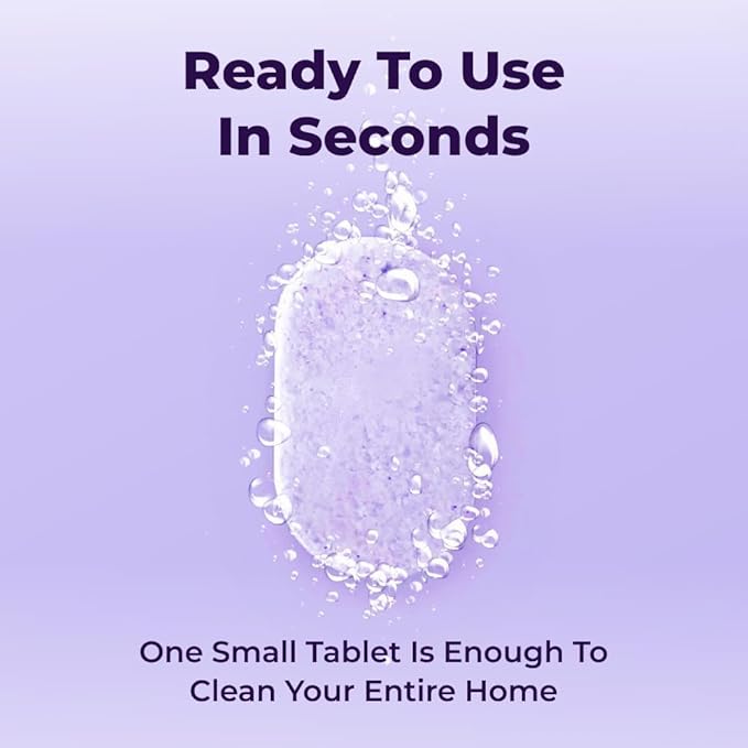Clean Spray Cleaner for Ovens - Multipurpose Foam Cleaning System - The Solution for Every Stain, All-Purpose Cleaning Spray with Concentrated Cleaning Tablets (1Bottle+24PCS Tablets)