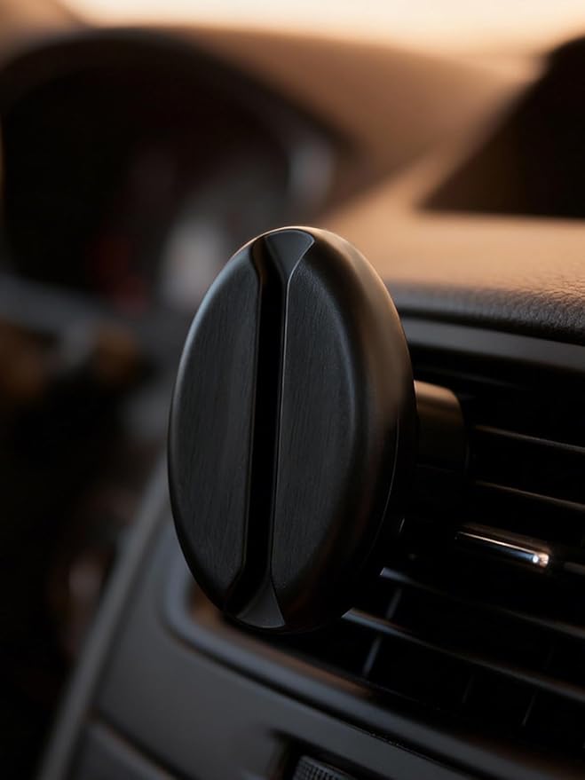 2 Pcs Car Air Fresheners Vent Clip Coffee Bean Natural Gypsum aromatherapy essential oil diffuser Bitter Coffee Scent perfume fragrance Long Lasting Decorative Accessories decor gift (dark brown)