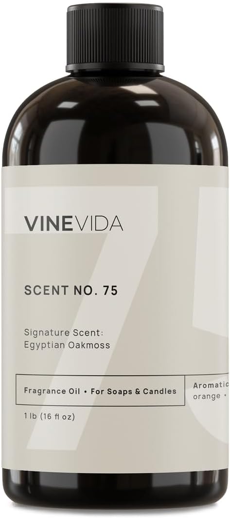 VINEVIDA [16oz] Scent No.75 Fragrance Oil for Candle Making and Soap Making - Premium Candle Scents for Soy Candles