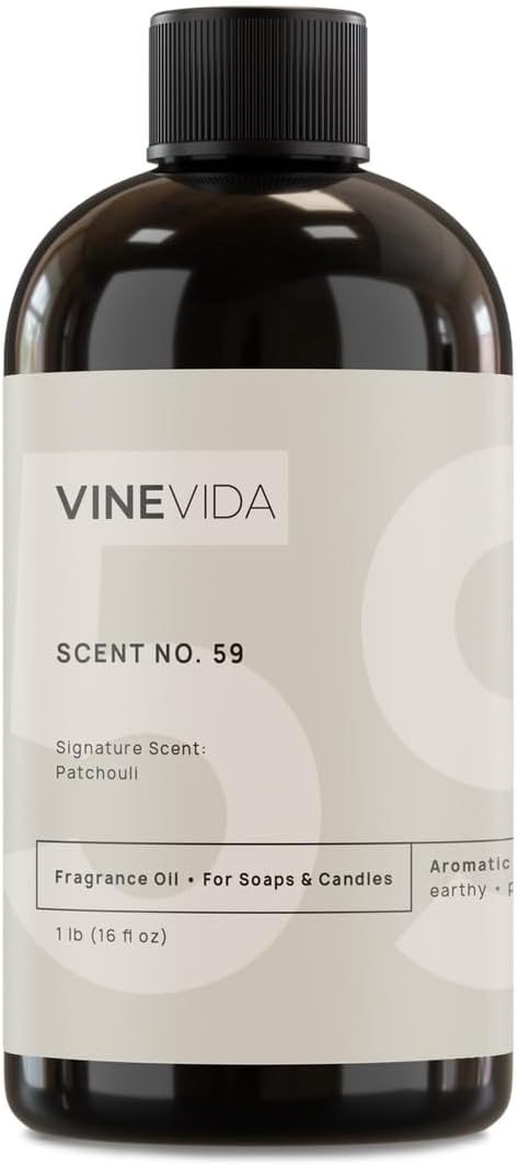VINEVIDA [16oz] Patchouli Fragrance Oil for Making Candles and Soap - Natural Candle Scents Made in USA