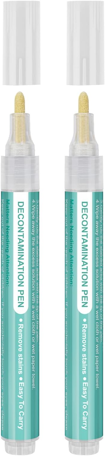 Portable Clothes Stain Removal Pen Stick Grease Stain Erase Scouring Textiles Decontamination Cleaner