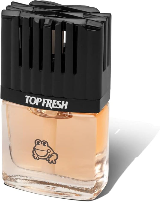 Auto Dynasty TreeFrog Room Car Clean Top Fresh Natural Air Freshener Vent Clip, White Peach Scent, 0.3 Fl Oz