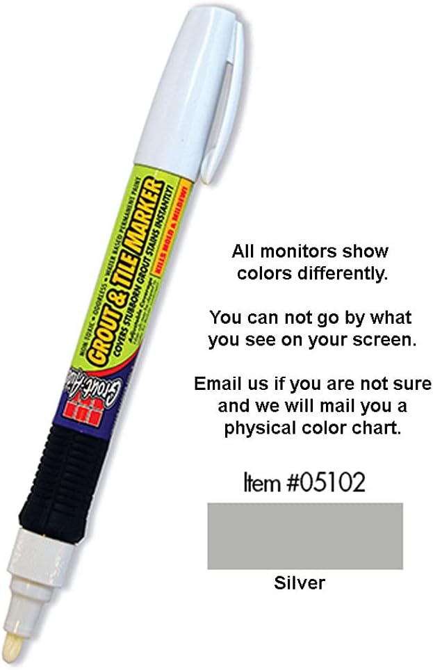 Grout Aide Grout and Tile Marker (Silver)