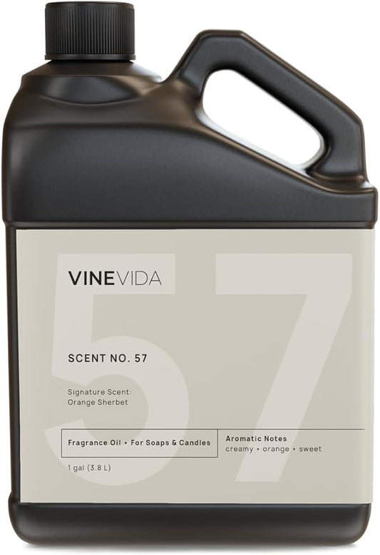 VINEVIDA [128oz] Orange Sherbet Fragrance Oil for Candle & Soap Making - Natural USA Made Candle Scents