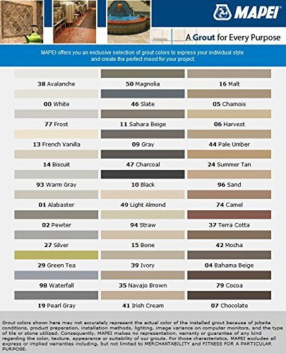 Grout Stain Color Seal - Mapei Colors - 16oz (Warm Gray #93)