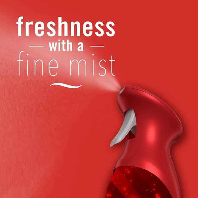 Febreze Air Mist Air Freshener Spray, Odor-Fighting Room Spray, Air Fresheners for Home and Bathroom and Kitchen, Aerosol Can, Baked Cinnamon Apples Scent, 8.8oz, 2 Count