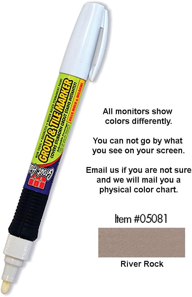 Grout Aide Grout and Tile Marker (River Rock)