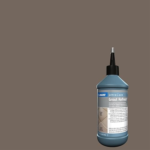 MAPEI UltraCare Grout Refresh, Universal Grout Colorant & Sealer, 8 oz Bottle – Easy Grout Restoration & Protection, 5004 Bahama Beige