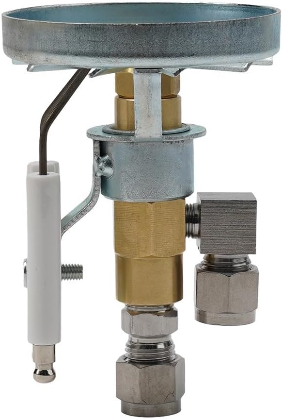 Air Atomizing Spray Nozzle Kit for Waste Oil Burner with Multiple Hole Sizes 0.5-2.0MM Brass Aluminum Construction(0.5mm)