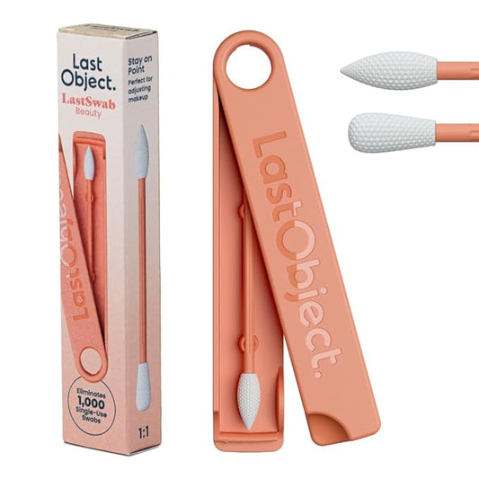 Reusable Cotton Swabs for Gentle and Eco-Friendly Beauty Routines - The Sustainable Alternative to Single-Use Q Tips - Zero Waste and Easy to Clean - Comes with a Convenient Travel Case Holder