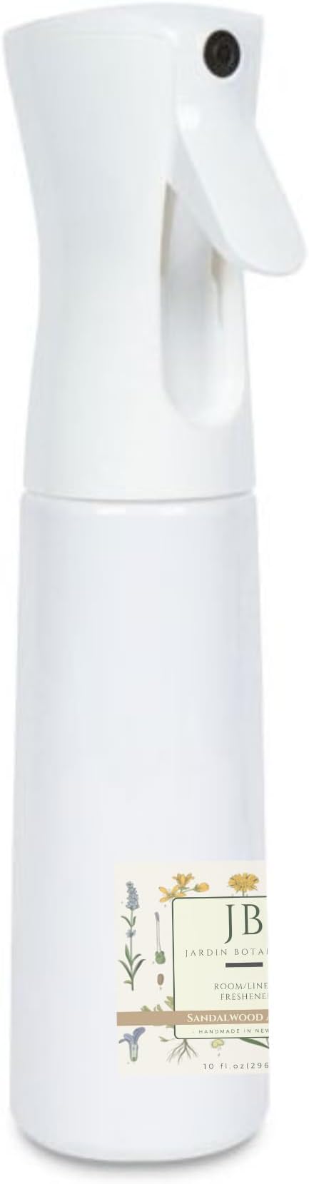 Sandalwood Amber Fine Mist Room Linen Freshener Spray (10 oz Linen Refresher Spray)