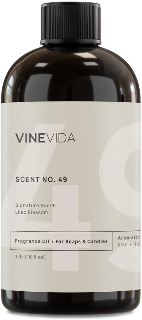 VINEVIDA [16oz] Lilac Blossom Fragrance Oil for Candle Making and Soap Making - Premium Candle Scents for Soy Candles