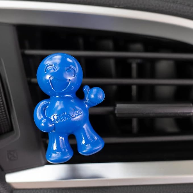 Little Joe 96403-6PK Ocean Splash Scent Car Air Freshener Vent Clip, Fights Odors for up to 45 Days, Long-Lasting Freshness, Cute Car Odor Eliminator, Pack of 6
