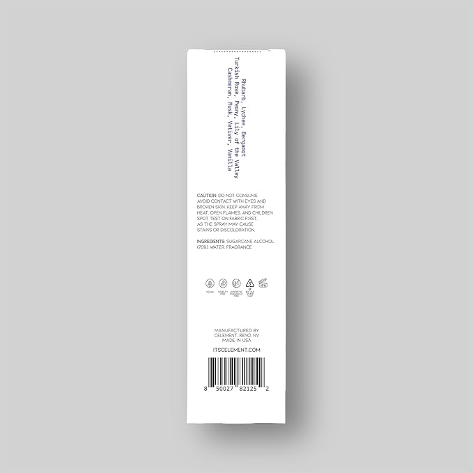 In Your Glow Fabric & Room Mist Spray– Long-Lasting Clean Scent, Unisex Luxury Fragrance & Odor Eliminator, 100ml- D012 ROSELIA BLOOM
