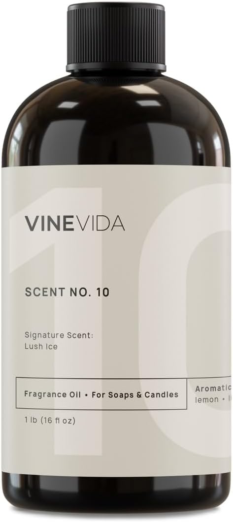 VINEVIDA Lush Ice - 16oz Fragrance Oil for Candle Making - Natural Candle Scents - Made in USA