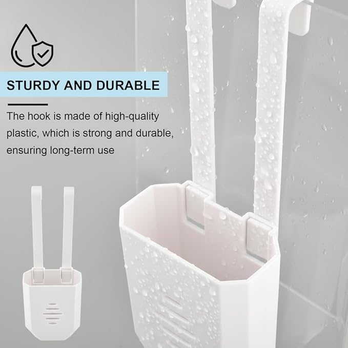 Toilet Tank Cleaning Tablet Holder,Hanging Bowl Cleaning Tablest Bracket,Keeping Tablets from Blocking Hole in Tank,Easy to Install,Fits Most Standard Toilet Tablets Tanks(1pc)