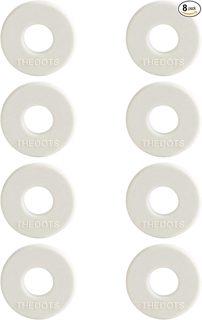 THEDOTS 8 Pack Assorted Car Air Freshener Refills, 4 Mixed Scents Variety Set, Long Lasting Solid Fragrance Replacement (Clip Not Included)