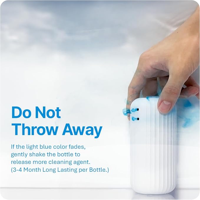 Fresh & Fresh Automatic Toilet Bowl Cleaners (Forest Green) - 5 Bottles(UPTO 2500 FLUSHES/Bottle), Commercial and Residential Toilet Cleaner 3-4 MONTH Lasting Toilet Bowl Cleaner Bottle