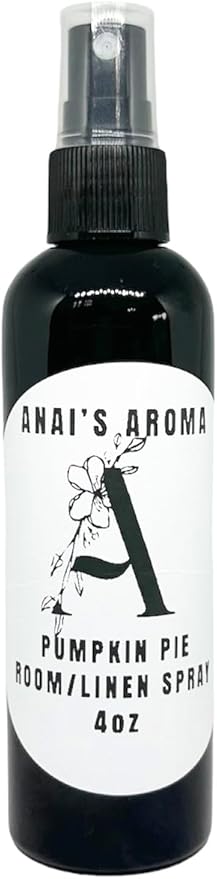 ANAI'S Aroma Twisted Pumpkin Highly Scented Room & Linen Spray, Home Fragrance, Pillow Spray, Bold Scent, Odor Eliminator, Air Freshener, Refresh Fabric, Car, Restroom, Bedding, Travel Size 4oz