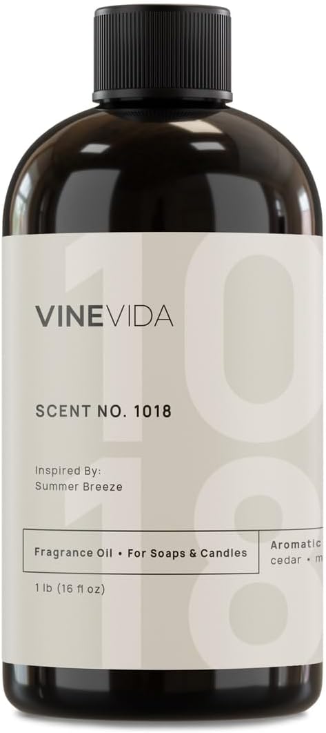 VINEVIDA [16oz] Scent No.1018 Fragrance Oil for Candle Making and Soap Making - Premium Candle Scents for Soy Candles