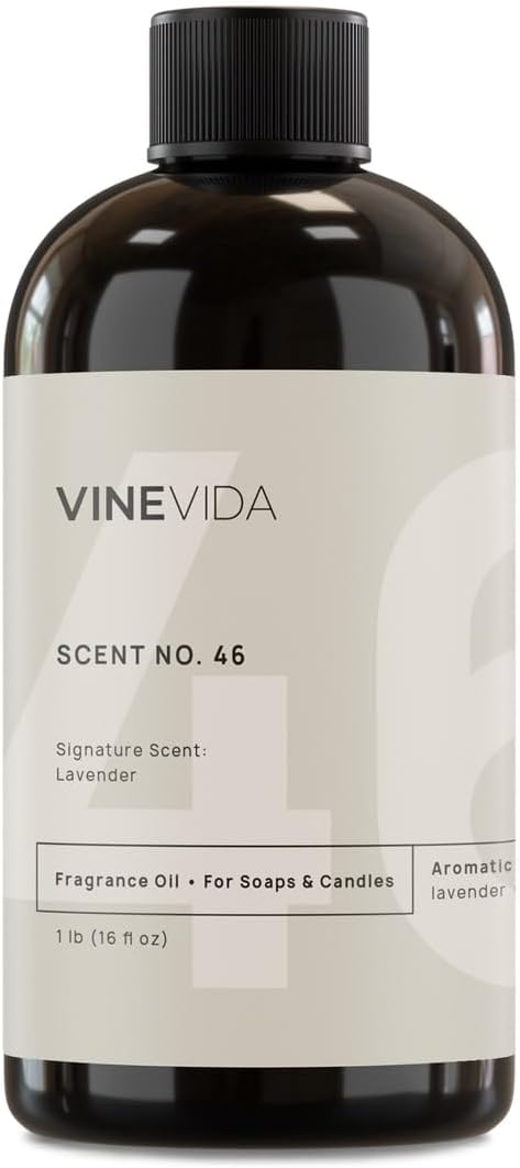 VINEVIDA [16oz] Lavender Fragrance Oil for Candle Making and Soap Making - Premium Candle Scents for Soy Candles