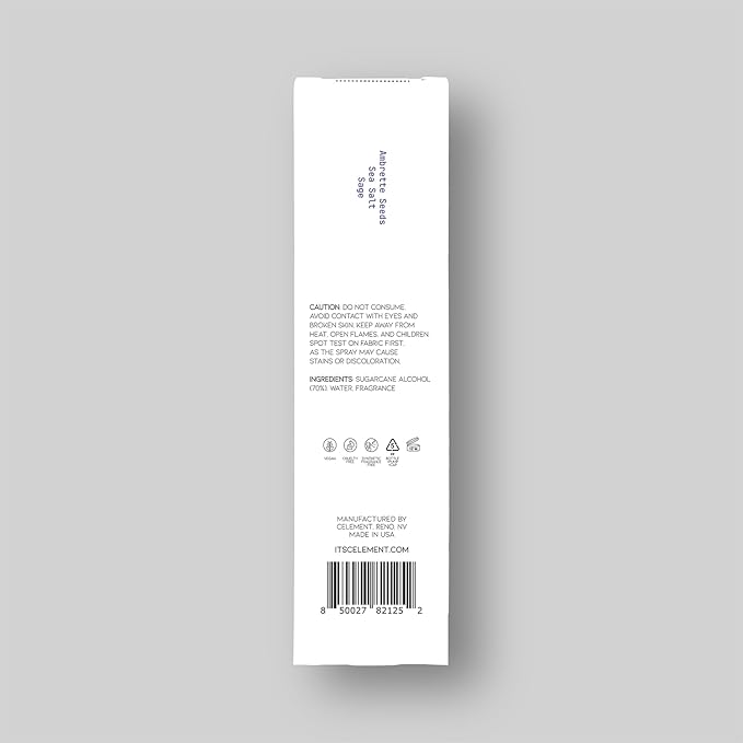 In Your Glow Fabric & Room Mist Spray– Long-Lasting Clean Scent, Unisex Luxury Fragrance & Odor Eliminator, 100ml- D006 WOOD SAGE SEA SALT