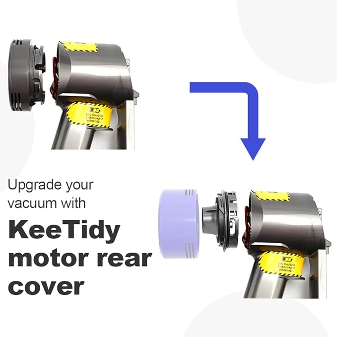 Motor Rear Cover Replacement Compatible with Dyson V8 V7 Motorhead Car+Boat Trigger Cord-Free Animal Cordless Stick Vacuum Cleaners, Upgrade Your Vacuums, Part t030811